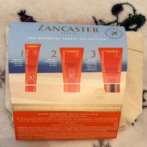 Lancaster Sun Beauty Travel Collection - Orange